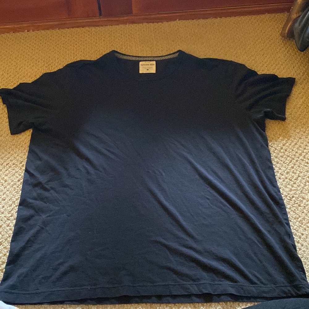 Men’s splendid mills black crewneck xxl nwot